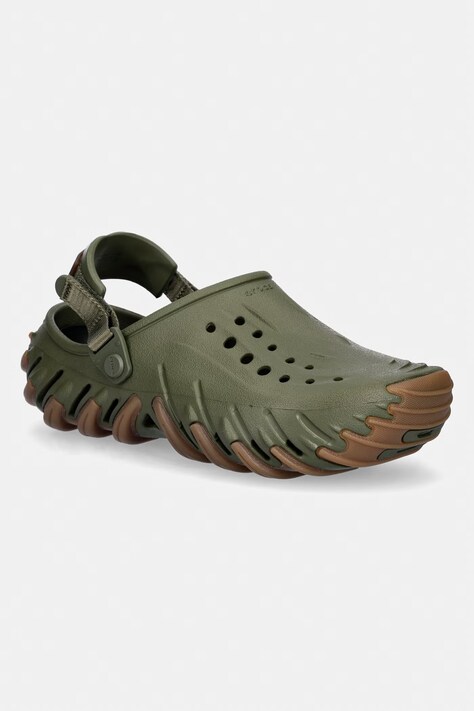 Crocs klapki męskie Echo Gum RO Clog zielone 211675