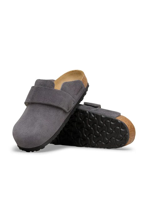 Birkenstock шльопанці мюлі чоловічі замшеві Loma — SS26-KLM0AN, сірий — фото 5