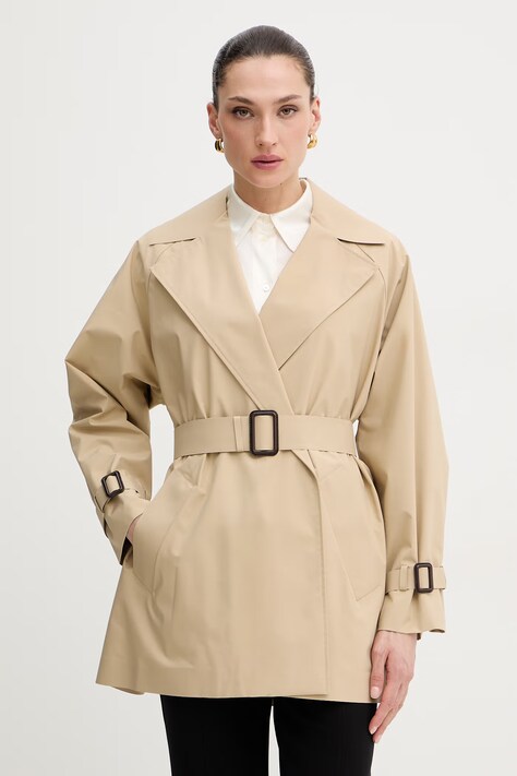 Weekend Max Mara trencz OVATTA kolor beżowy 2615021031600