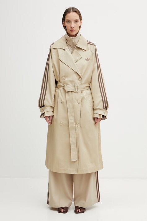 adidas Originals palton culoarea bej, KD3734