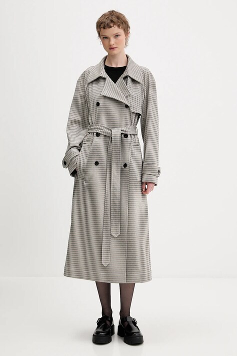 HUGO trencz Mesilla kolor czarny 50558428