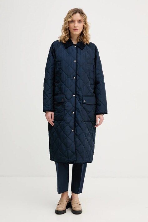 Tommy Hilfiger kurtka kolor granatowy przejściowa WW0WW47747