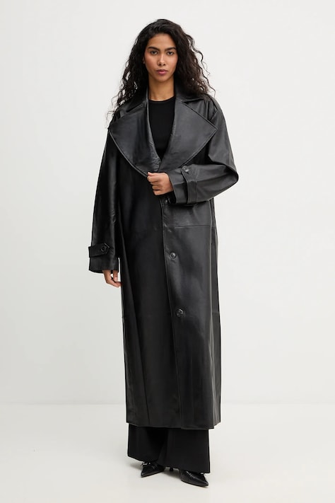 Bardot płaszcz kolor czarny 60222JB