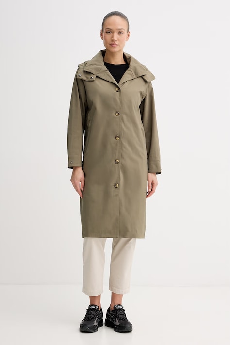 Columbia długa kurtka damska zielona 2162251