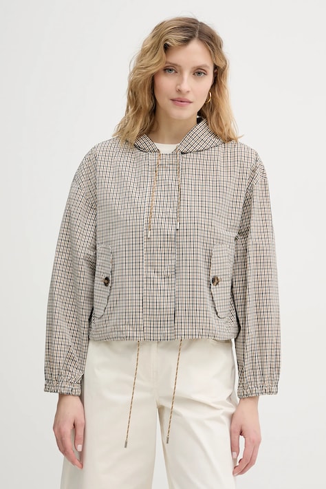 Marella kurtka Emme by Marella kolor czarny przejściowa oversize 2615121011200