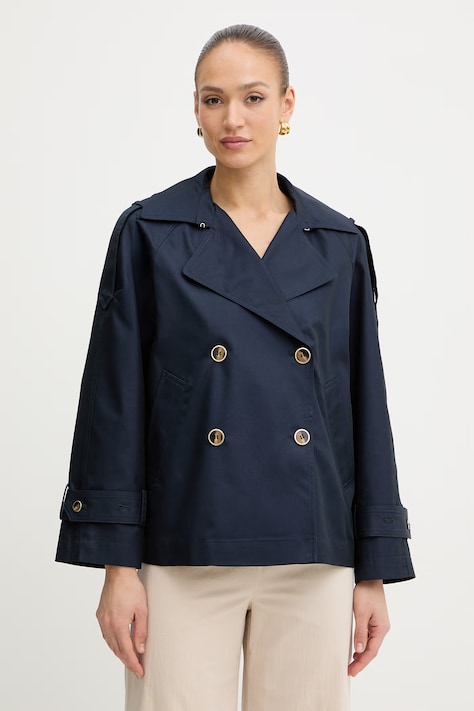 Twinset płaszcz damski granatowy 261TP2231