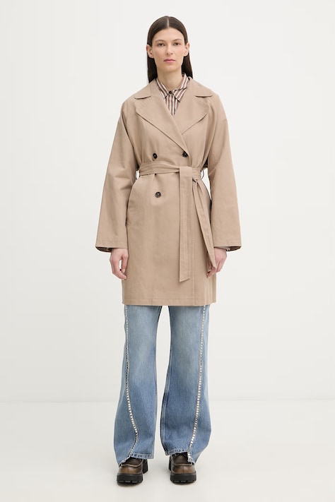 Marc O'Polo тренч жіночий бавовняний бежевий 5000013362