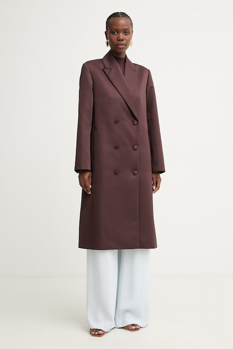 MAX&Co. płaszcz MCOCINEMA kolor bordowy 2616011012200