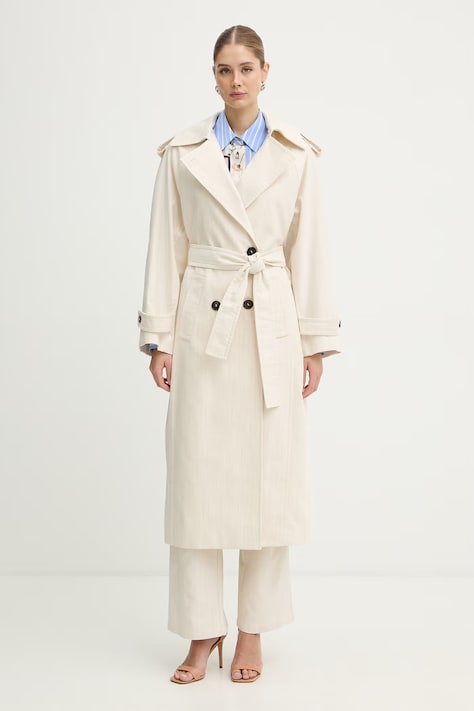 MAX&Co. trencz z dodatkiem wełny MCOBAFFO kolor beżowy 2616011051200