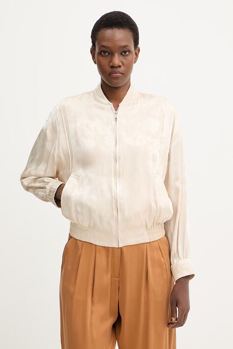 MAX&Co. kurtka bomber MCOBRONCIO kolor beżowy przejściowa 2616081063200