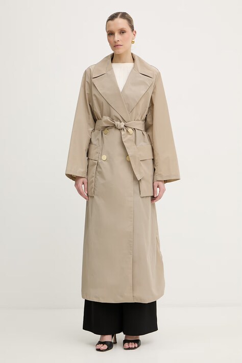 Armani Exchange cappotto da donna beige XW001927 AF21526