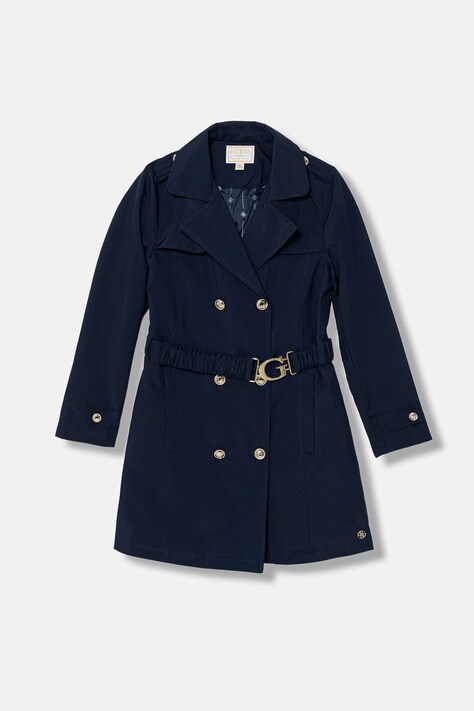 Guess trencz dziecięcy kolor granatowy J5RL10 WFYD0