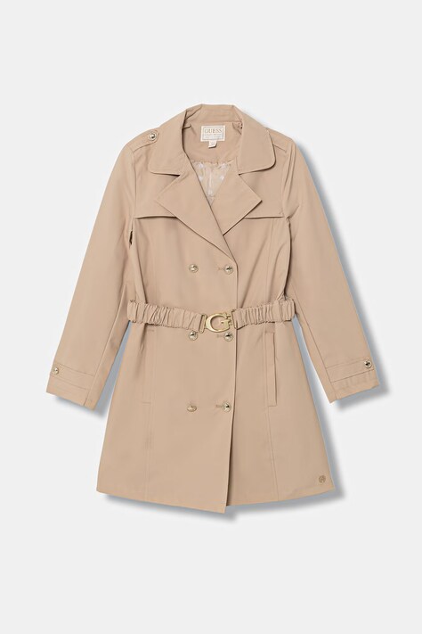 Guess trencz dziecięcy kolor beżowy J5RL10 WFYD0