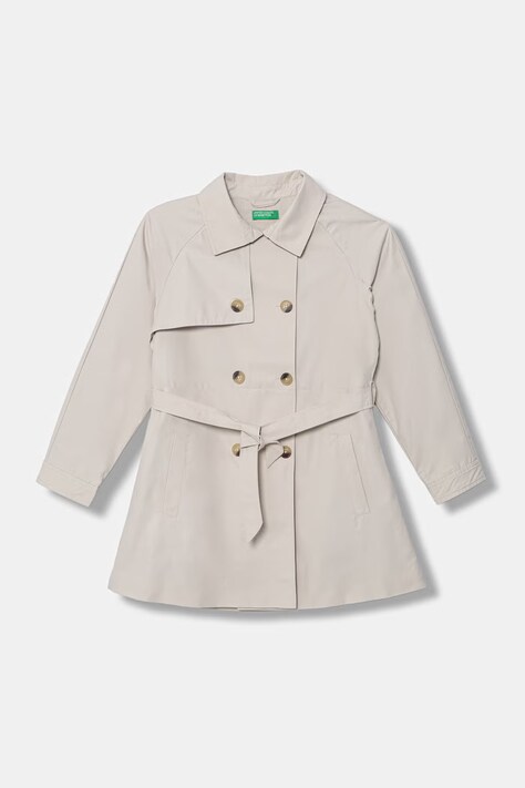 United Colors of Benetton trench per bambini beige 23JACN075