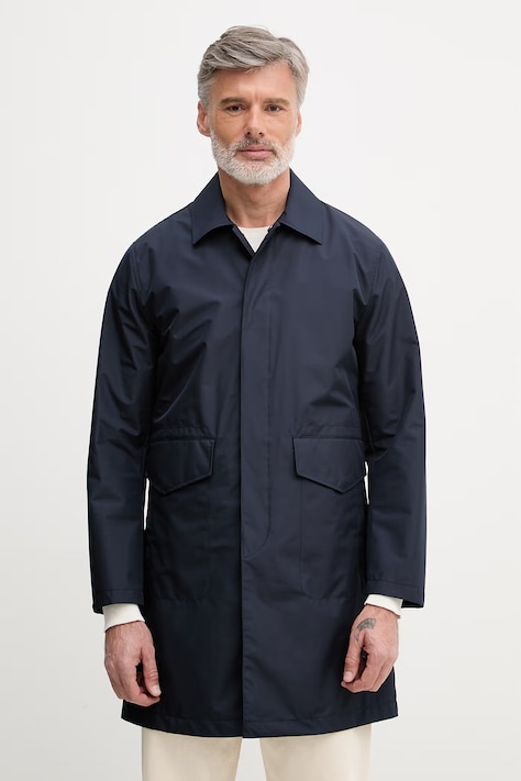 United Colors of Benetton Cappotto da uomo blu navy 2VYAUN07E