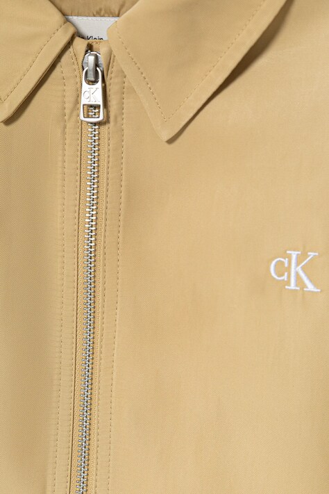 Calvin Klein Jeans kurtka dziecięca kolor beżowy IB0IB02628