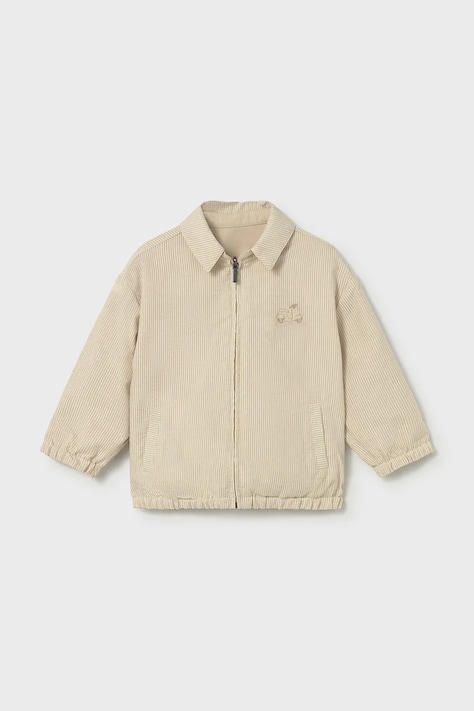 Detská obojstranná bunda Mayoral béžová farba, 1409