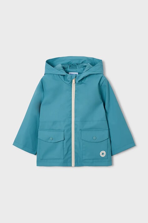 Mayoral kurtka dziecięca kolor turkusowy 3443