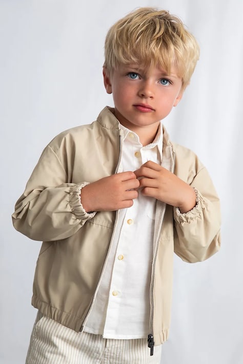 Αναστρέψιμο παιδικό μπουφάν Mayoral χρώμα: μπεζ, 3444