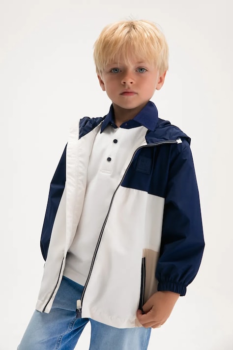 Παιδικό μπουφάν Mayoral χρώμα: ναυτικό μπλε, 3447