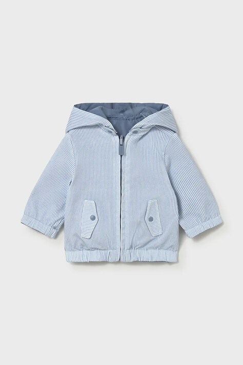 Βρεφικό μπουφάν διπλής όψης Mayoral Newborn χρώμα: μπλε, 1484