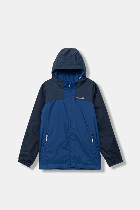Παιδικό μπουφάν Columbia Rainy Trails χρώμα: ναυτικό μπλε, 2154901