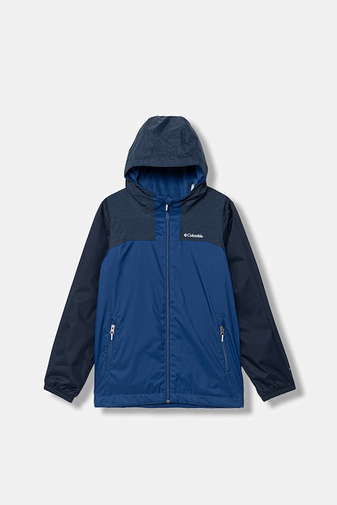 Παιδικό μπουφάν Columbia Rainy Trails χρώμα: ναυτικό μπλε, 2154901