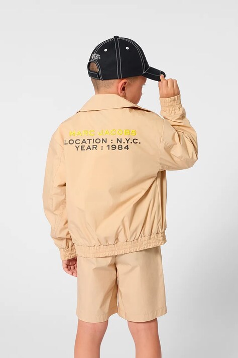 Marc Jacobs kurtka dziecięca kolor beżowy W60801