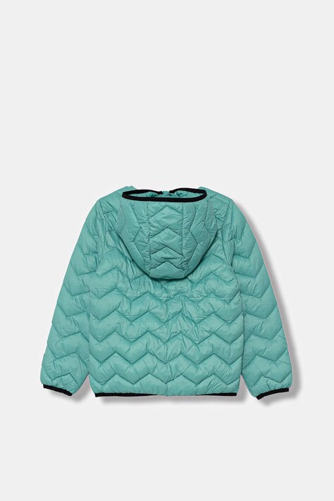 United Colors of Benetton коротка куртка дитяча — SS26-KUB02P, бірюзовий — фото 2