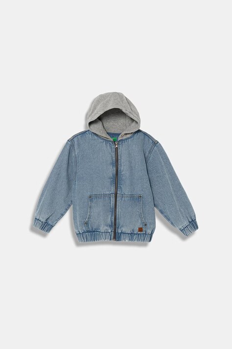 United Colors of Benetton giacca per bambini in jeans blu 2KEHCN07B