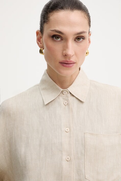 Сорочка з льону Weekend Max Mara CAPO — фото 4
