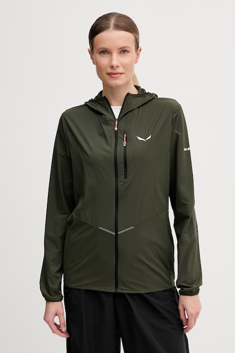 Salewa kurtka trekkingowa damska PEDROC WIND zielona 00.0000029285