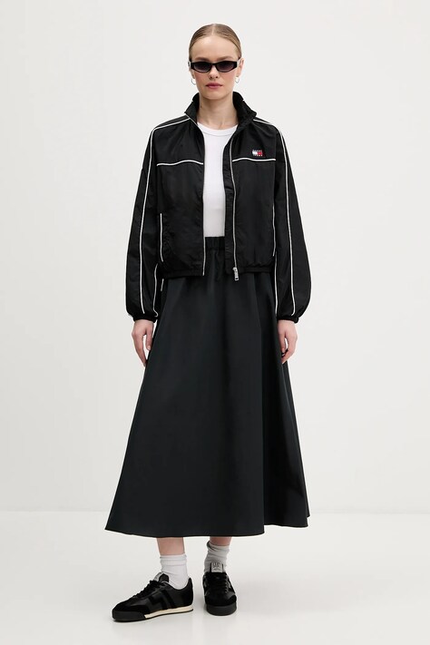 Tommy Jeans kurtka kolor czarny przejściowa DW0DW22055