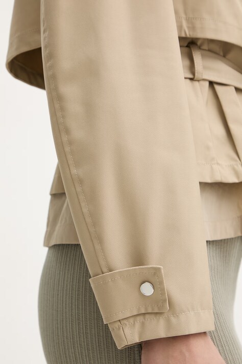 BOSS kurtka Pagliero kolor beżowy przejściowa 50551839