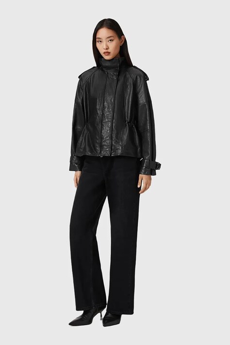 Шкіряна куртка AllSaints — фото 3