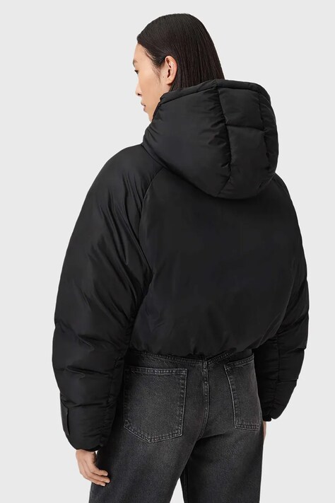 AllSaints kurtka kolor czarny zimowa W078OD