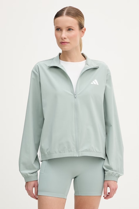 adidas Performance kurtka treningowa kolor turkusowy przejściowa KC5489