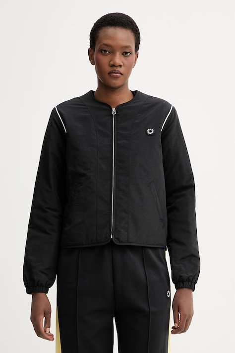 Kenzo kurtka kolor czarny przejściowa FG52BL2509NT