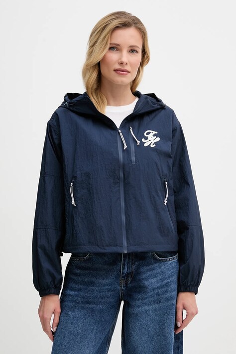 Tommy Hilfiger kurtka kolor granatowy przejściowa WW0WW47769