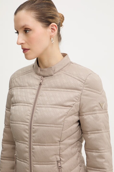 Guess kurtka NEW VONA kolor beżowy przejściowa W6RL02 WJ492