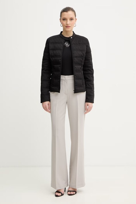 Guess kurtka NEW VONA kolor czarny przejściowa W6RL02 WJ492