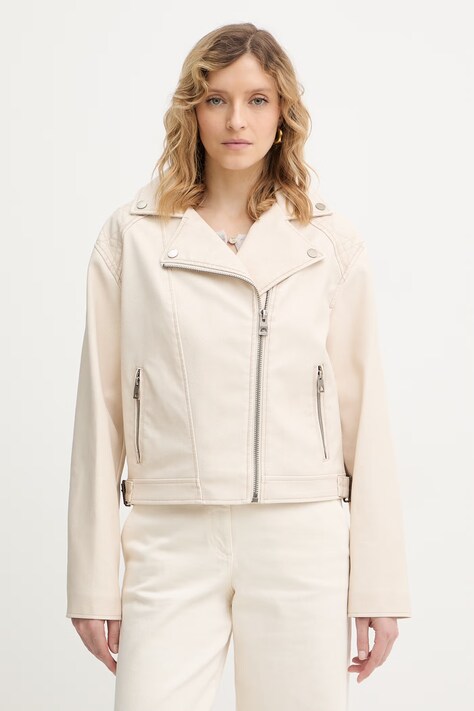 Куртка Guess NADA цвет бежевый демисезонная W6RL09 WH1X0