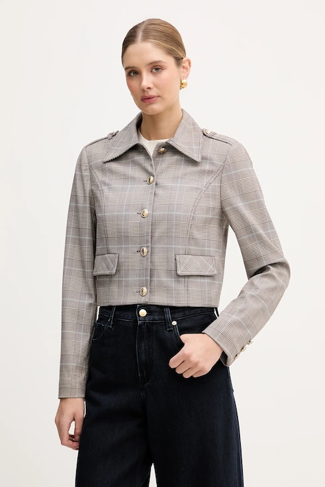 Guess kurtka GERALDINE kolor brązowy przejściowa W6RL55 WL442