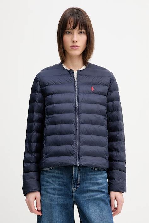 Μπουφάν Polo Ralph Lauren χρώμα: ναυτικό μπλε, 211A93245