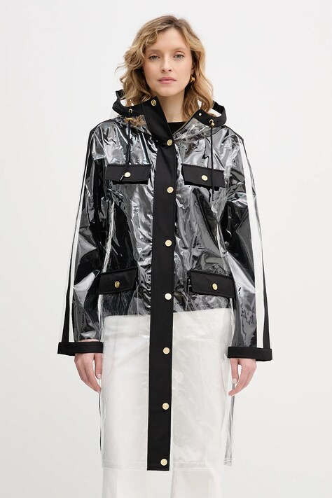 Karl Lagerfeld kurtka CLEAR FASHION kolor transparentny B1W15039