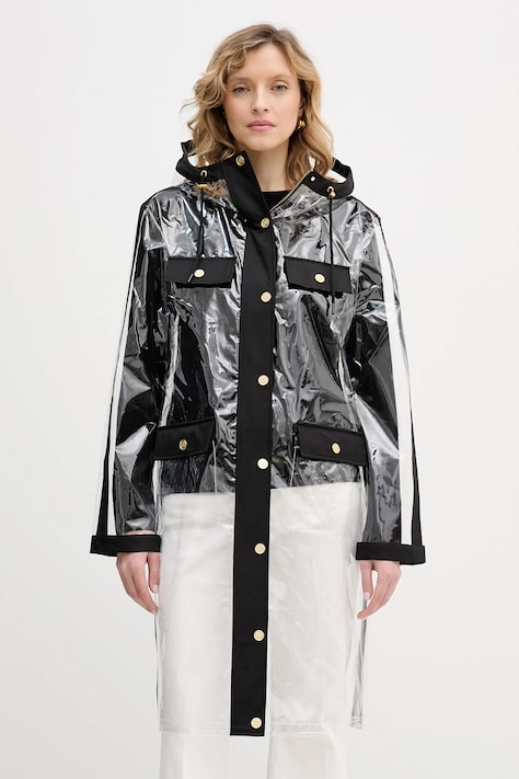 Karl Lagerfeld kurtka CLEAR FASHION kolor transparentny B1W15039