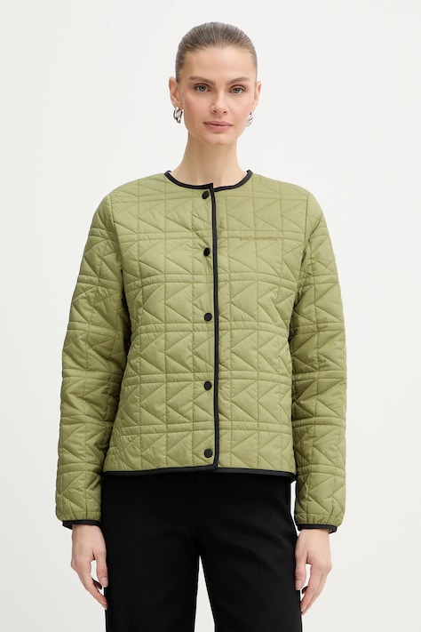 Karl Lagerfeld kurtka K QUILT kolor zielony przejściowa B1W15041