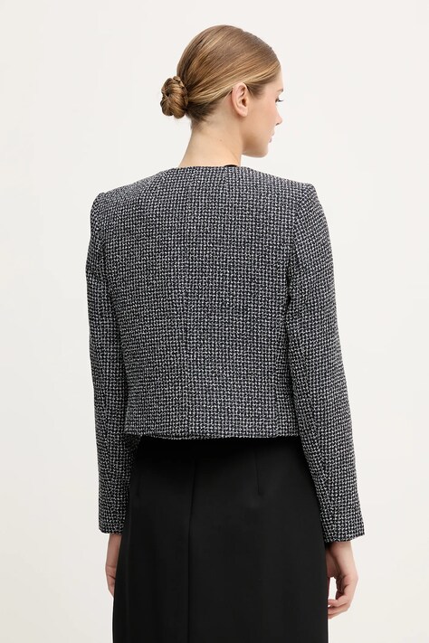 Dkny marynarka kolor granatowy jednorzędowa UK5JV347