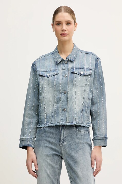 Joseph Ribkoff kurtka jeansowa kolor niebieski przejściowa 261958
