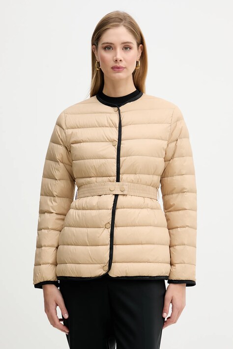 Armani Exchange kurtka puchowa kolor beżowy zimowa XW001786 AF16612